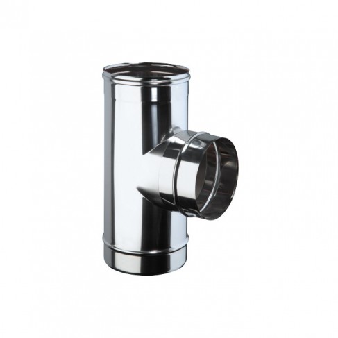 Raccordo a T 90° INOX DN 150 AISI 316L BA