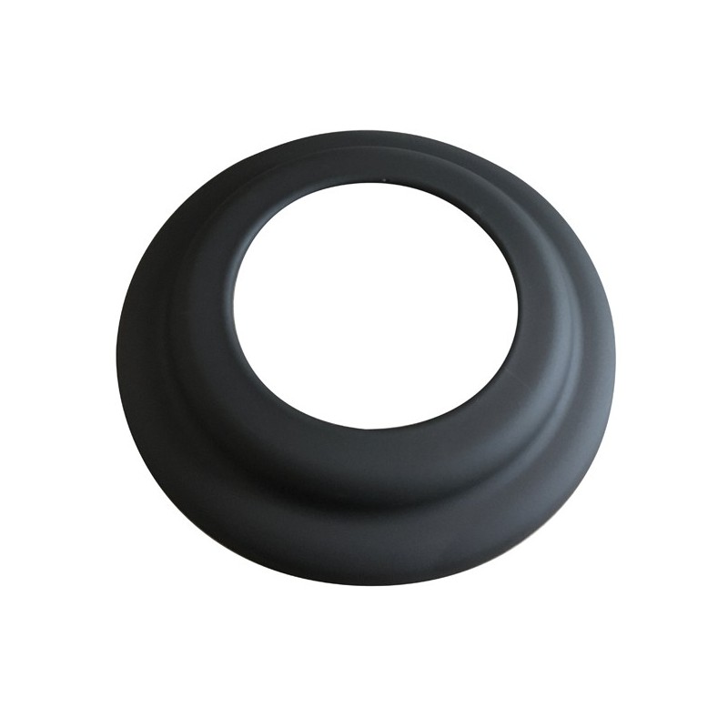 Rosone coprimuro DN80 AN FIRE FE Nero opaco