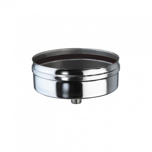 Tappo di scarico condensa DN100 AISI 316L BA con 3/4 pollici drenaggio