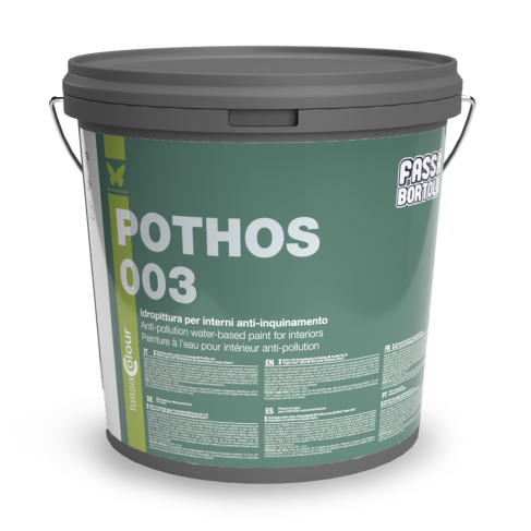 Idropittura per interni bianca Fassa Bortolo POTHOS 003 Anti-inquinamento (Secchio 4-10 lt)