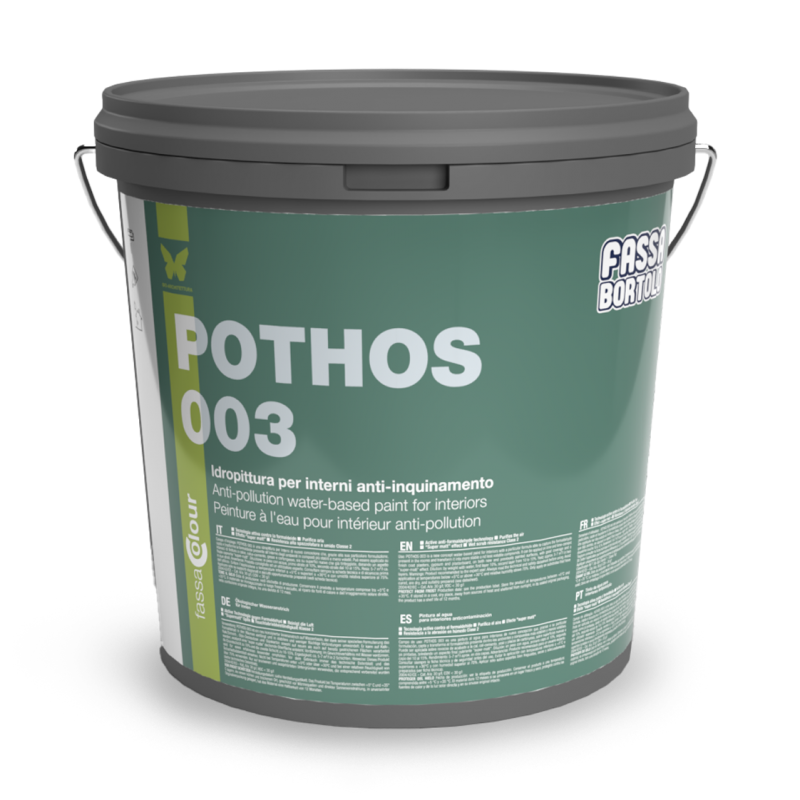 Idropittura per interni bianca Fassa Bortolo POTHOS 003 Anti-inquinamento (Secchio 4-10 lt)