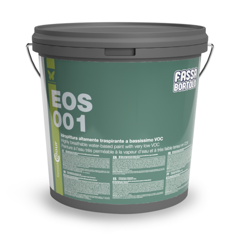 Idropittura per interni bianca Fassa Bortolo EOS 001 ad alta traspirabilità (Secchio 4-12 lt)