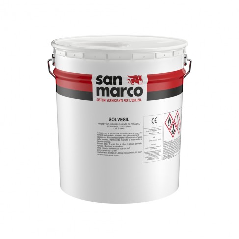 Protettivo idrorepellente SOLVESIL San Marco trasparente per interno/esterno (Secchio 16 Litri) San Marco - 1