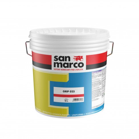 Fondo riempitivo uniformante Grip 025 San Marco per interni ed esterni (Secchio 5 o 15 Litri)