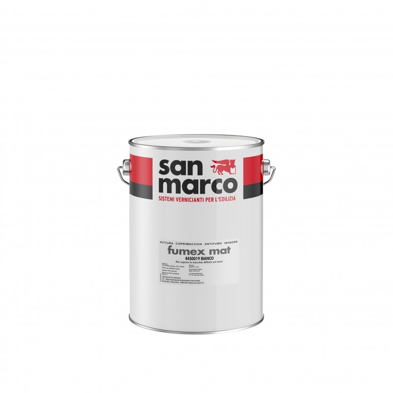 Pittura murale coprimacchia  Fumex Mat San Marco per interni (Secchio 0.75 o 10 Lt) San Marco - 1