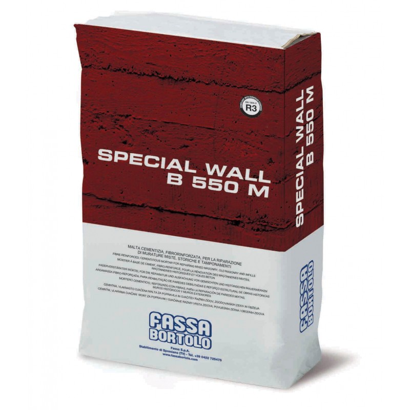 Malta cementizia Fassa Special Wall B550M monocomponente (Sacco da 25 kg) Fassa Bortolo - 1