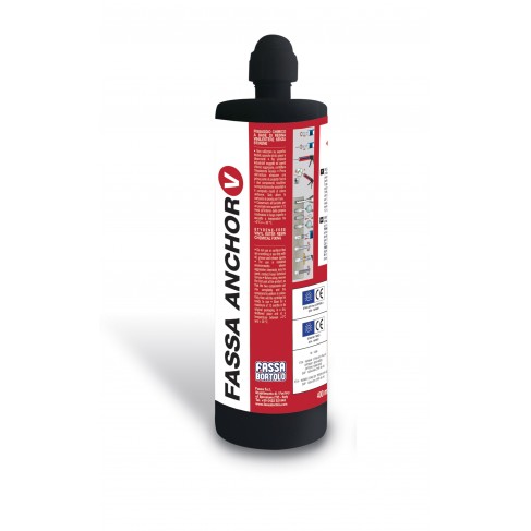 Fissaggio chimico Fassa Anchor V a base di resina vinilestere senza stirene per carichi strutturali (Scatola 12 pezzi) Fassa Bor