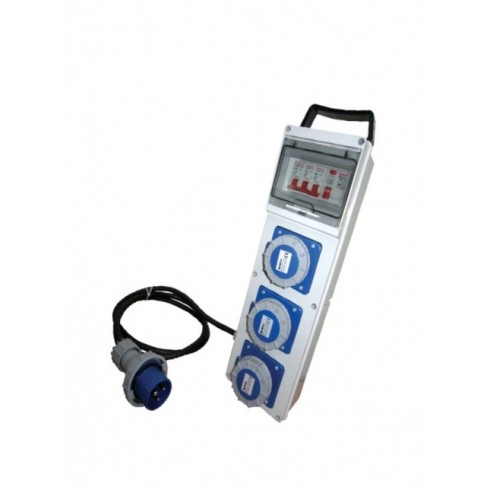 Quadro di distribuzione Baumat da cantiere a 3 prese, grado di protezione IP55 Baumat - 1