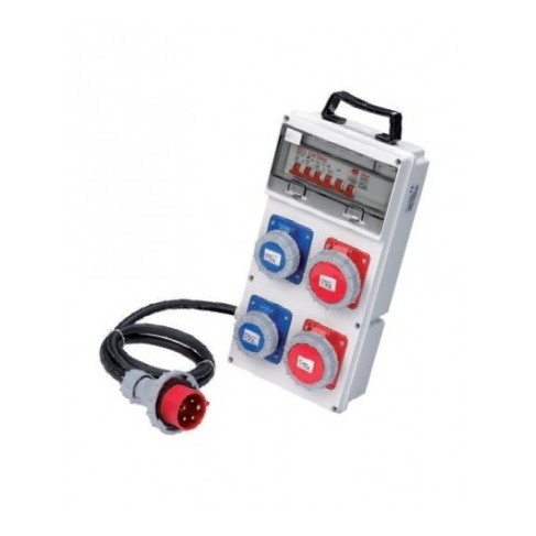 Quadro di distribuzione Baumat da cantiere a 2+2 prese, grado di protezione IP55 Baumat - 1