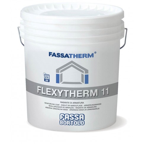 Rasante fibrato Fassa Flexytherm 11 in pasta pronto all’uso colore Neutro (Secchio da 25 Kg) Fassa Bortolo - 1