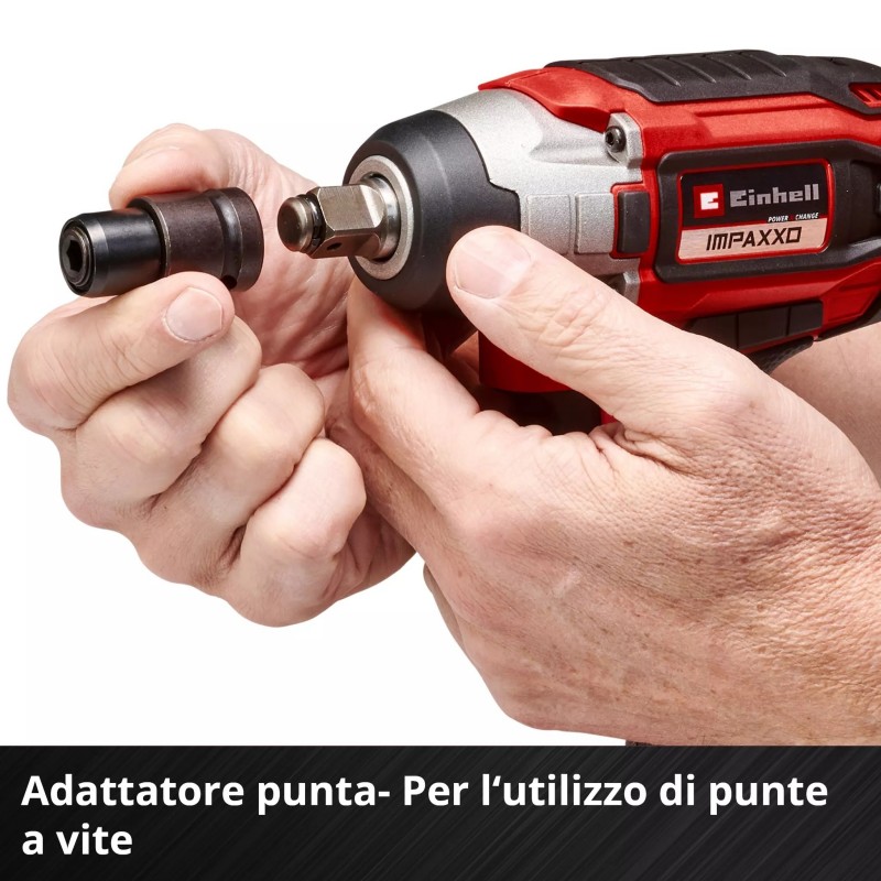 EINHELL Avvitatore ad impulsi a batteria IMPAXXO 18/230