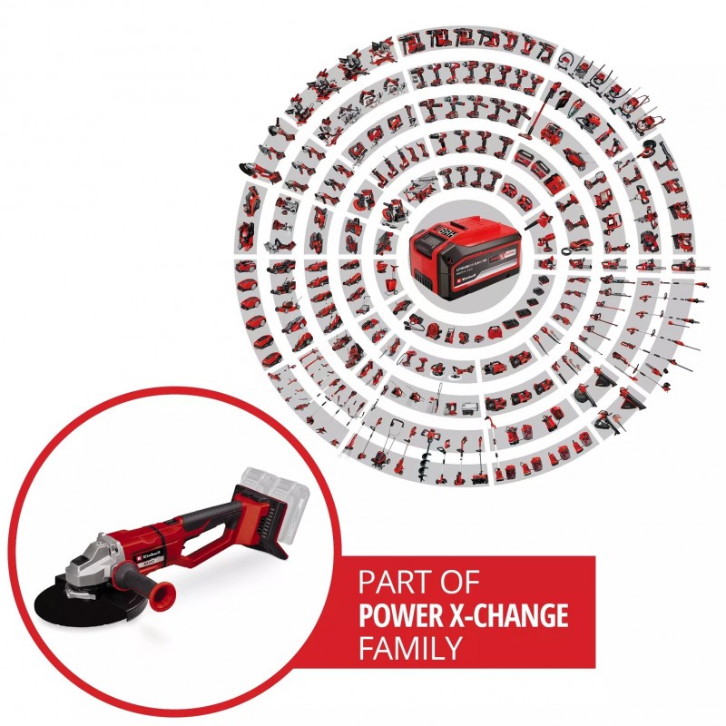 EINHELL SMERIGLIATRICE ANGOLARE A BATTERIA AXXIO 36/230 Q