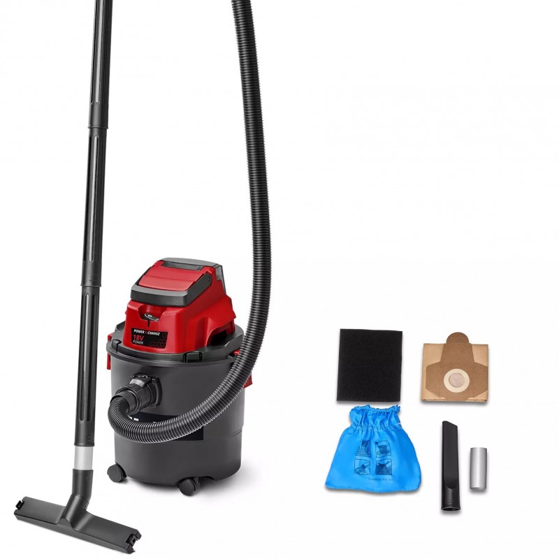 EINHELL ASPIRASOLIDI E LIQUIDI A BATTERIA TC-VC 18/15 Li-Solo