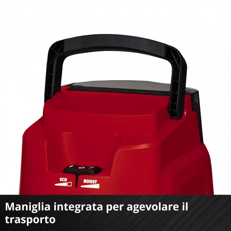 EINHELL ASPIRASOLIDI E LIQUIDI A BATTERIA TE-VC 36/25 Li S-Solo