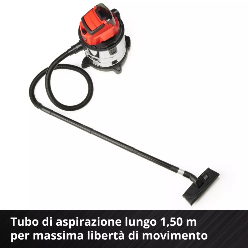 EINHELL ASPIRASOLIDI E LIQUIDI TC-VC 18/20 Li S-Solo