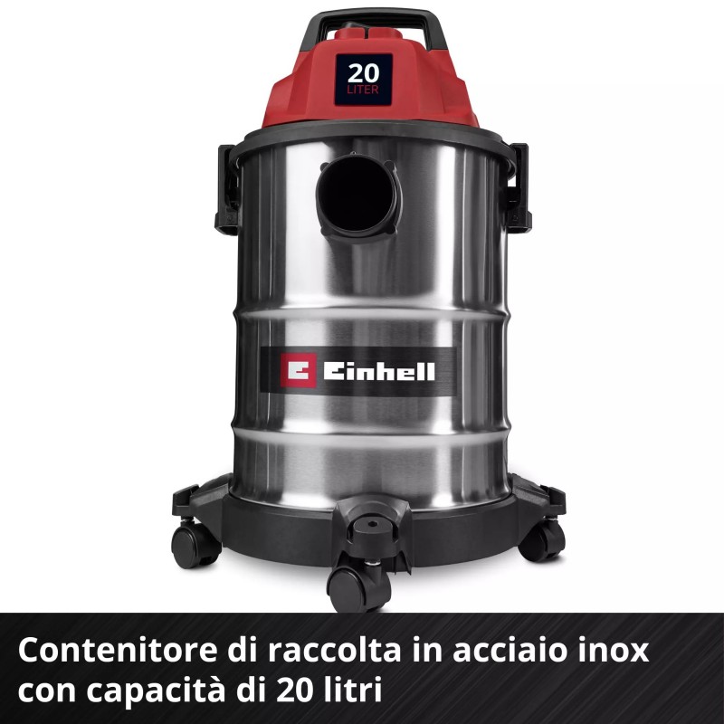 EINHELL ASPIRASOLIDI E LIQUIDI TC-VC 2045 S