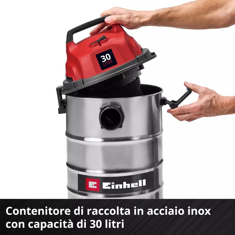 EINHELL ASPIRASOLIDI E LIQUIDI TC-VC 3055 S