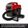 EINHELL ASPIRASOLIDI E LIQUIDI TE-VC 18/10 Li-Solo
