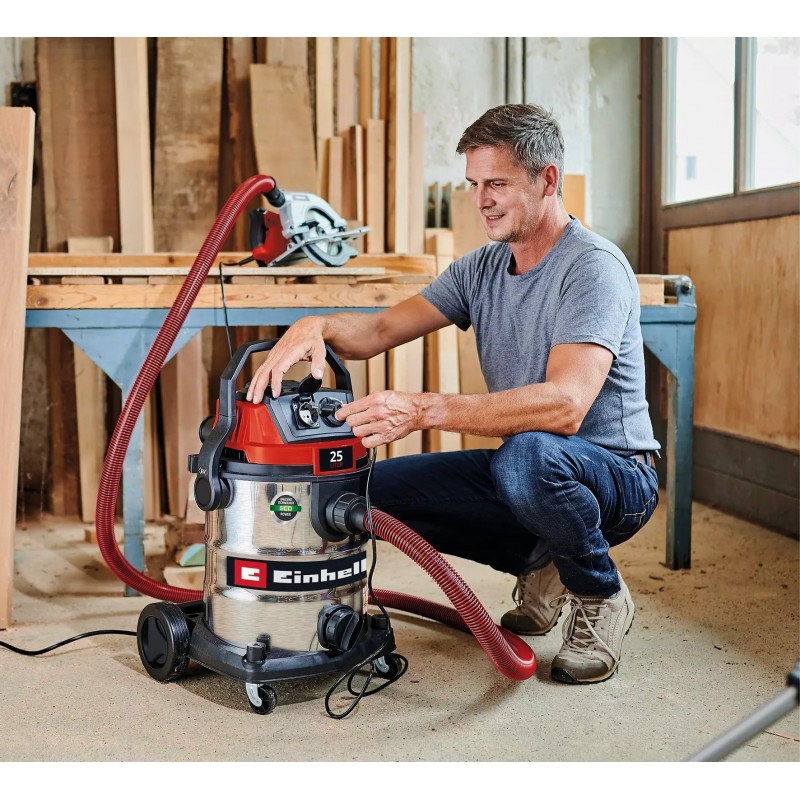 EINHELL ASPIRASOLIDI E LIQUIDI TE-VC 2580 SACL