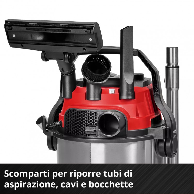 EINHELL ASPIRASOLIDI E LIQUIDI TE-VC 2580 SACL