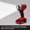 EINHELL AVVITATORE A IMPULSI A BATTERIA TE-CI 18/1 Li-Solo