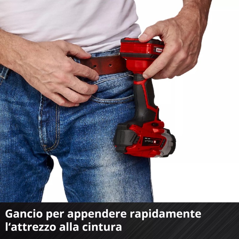 EINHELL AVVITATORE A IMPULSI A BATTERIA TE-CI 18/1 Li-Solo