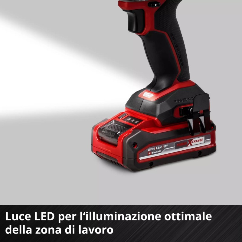 EINHELL AVVITATORE A IMPULSI TP-CI 18/250-C Li BL - Solo