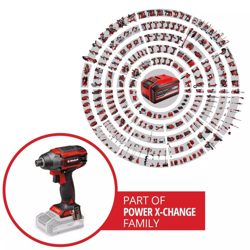 EINHELL AVVITATORE A PERCUSSIONE TP-CI 18/220 Li BL - Solo