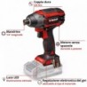 EINHELL AVVITATORE A PERCUSSIONE TP-CI 18/220 Li BL - Solo