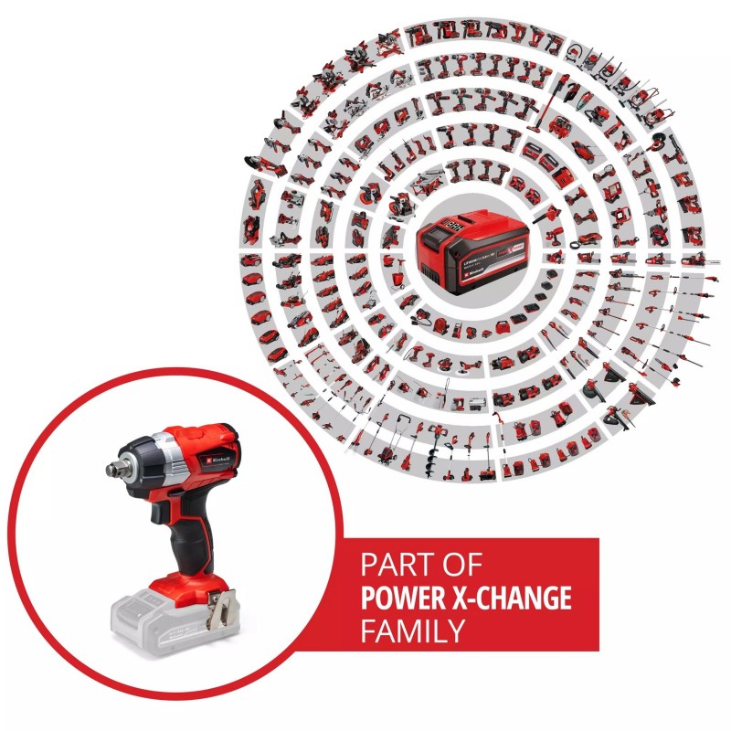 EINHELL AVVITATORE AD IMPULSI TP-CW 18 Li BL-Solo