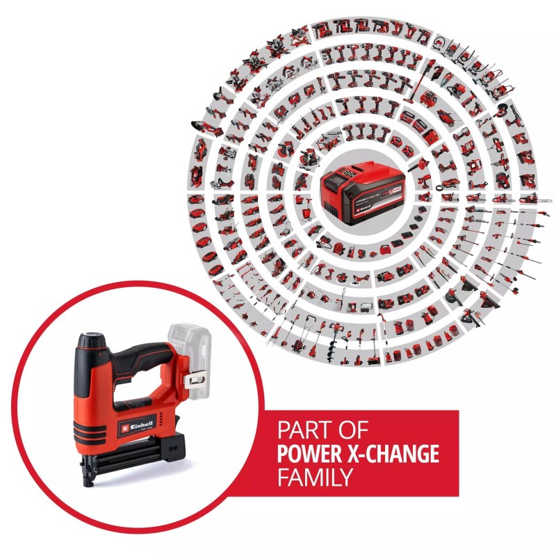EINHELL GRAFFETTATRICE E CHIODATRICE A BATTERIA TE-CN 18 Li - Solo