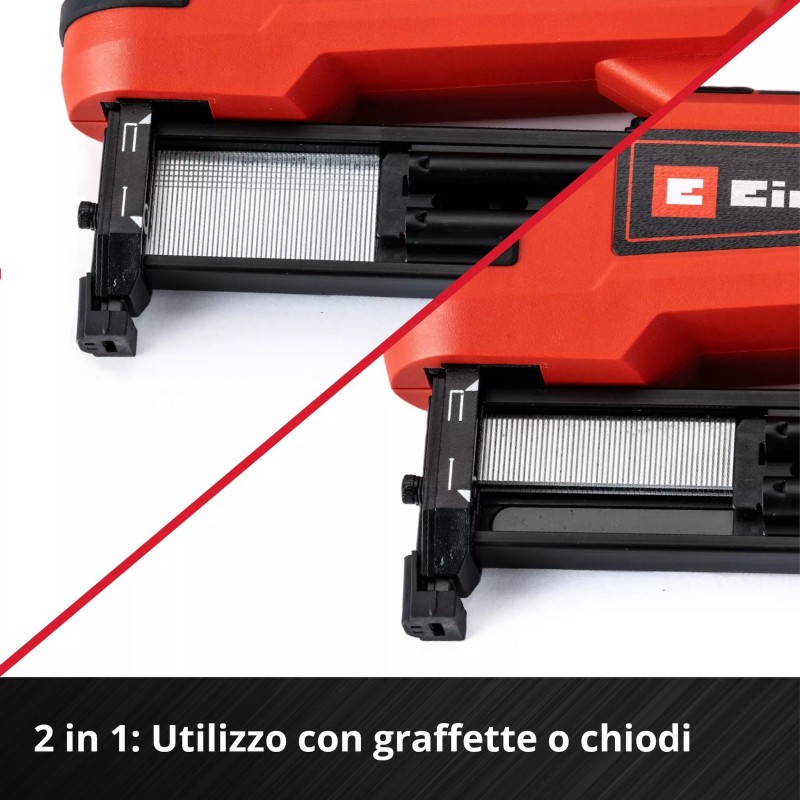 EINHELL GRAFFETTATRICE E CHIODATRICE A BATTERIA TE-CN 18 Li - Solo