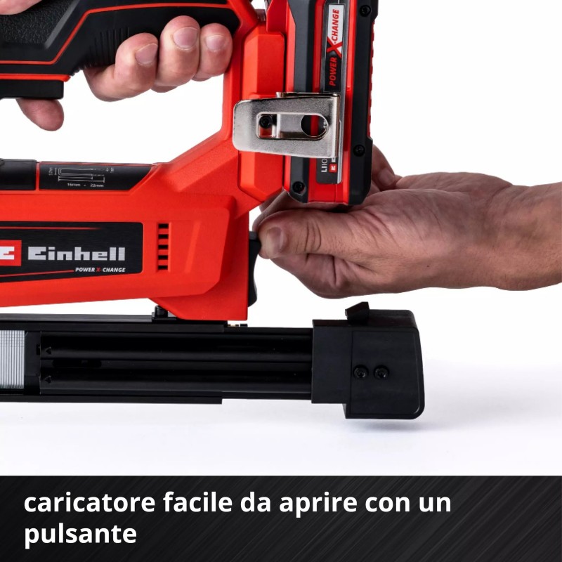 EINHELL GRAFFETTATRICE E CHIODATRICE A BATTERIA TE-CN 18 Li - Solo