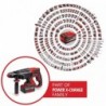 EINHELL TASSELLATORE A BATTERIA TE-HD 18/20 Li (1x4