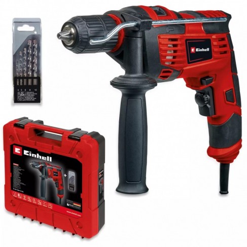 EINHELL TRAPANO A PERCUSSIONE TC-ID 720/1 E Kit