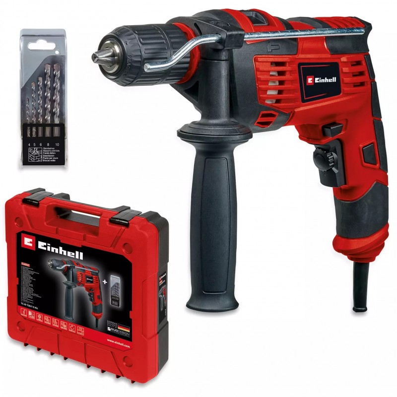 EINHELL TRAPANO A PERCUSSIONE TC-ID 720/1 E Kit