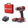 EINHELL TRAPANO AVVITATORE A PERCUSSIONE TP-CD 18/50 Li-i BL (2x2