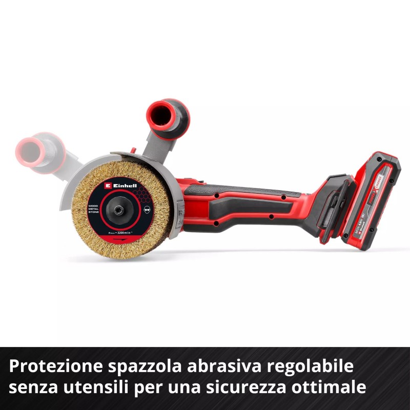 EINHELL LEVIGATRICE A SPAZZOLA TP-BR 18/32 Li BL-Solo