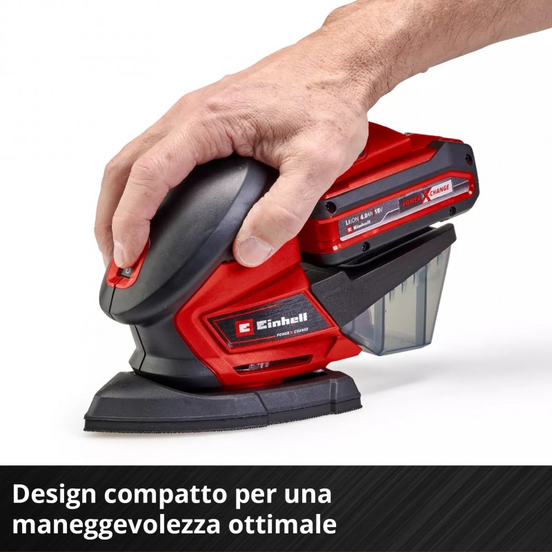 EINHELL LEVIGATRICE ORBITALE A BATTERIA TE-OS 18/150 Li Solo