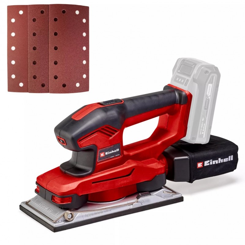 EINHELL LEVIGATRICE ORBITALE A BATTERIA TE-OS 18/230 Li Solo