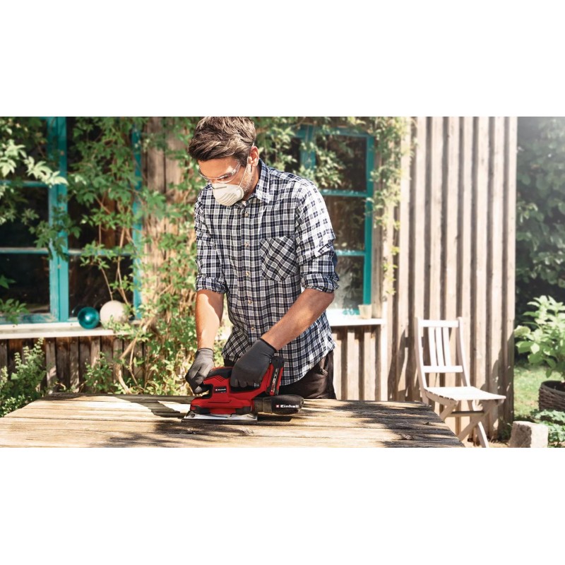 EINHELL LEVIGATRICE ORBITALE A BATTERIA TE-OS 18/230 Li Solo