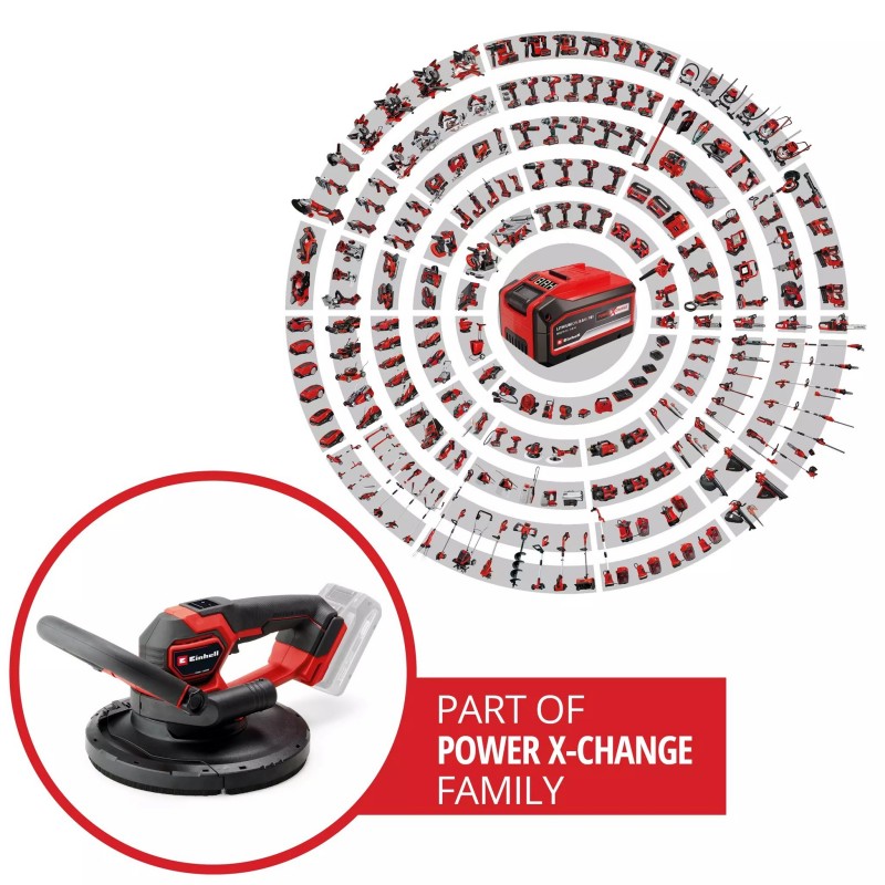 EINHELL LEVIGATRICE PER CARTONGESSO TP-DWS 18/225 Li BL Solo