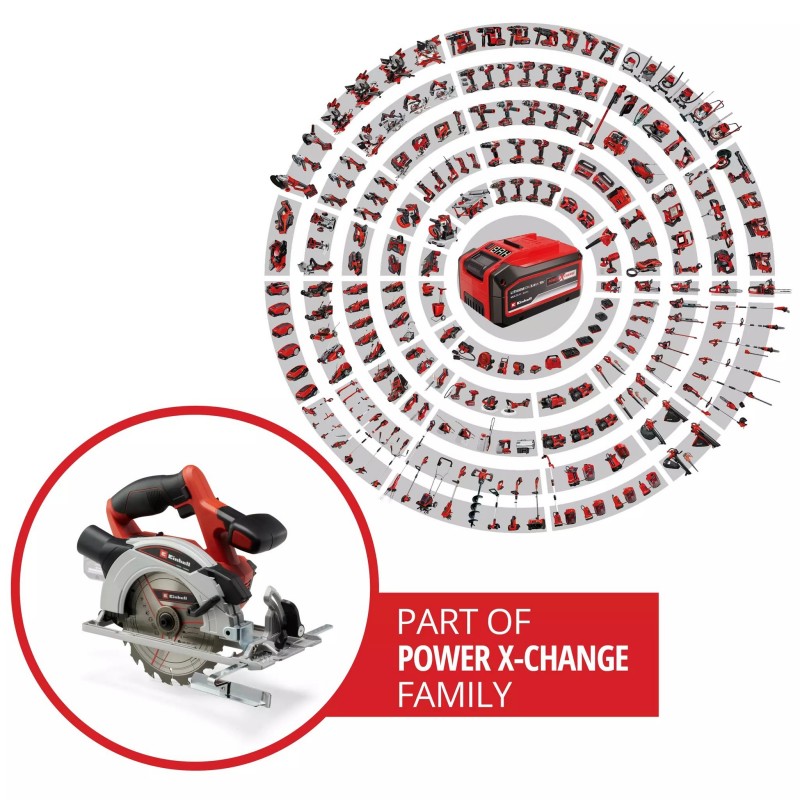 EINHELL SEGA CIRCOLARE A BATTERIA TE-CS 18/165-1 Li - Solo