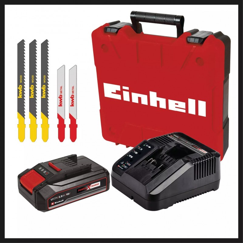 EINHELL SEGHETTO ALTERNATIVO A BATTERIA TC-JS 18 Li (1x2