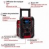 EINHELL RADIO DA CANTIERE TE-CR 18 Li DAB+/FM/BT - Solo