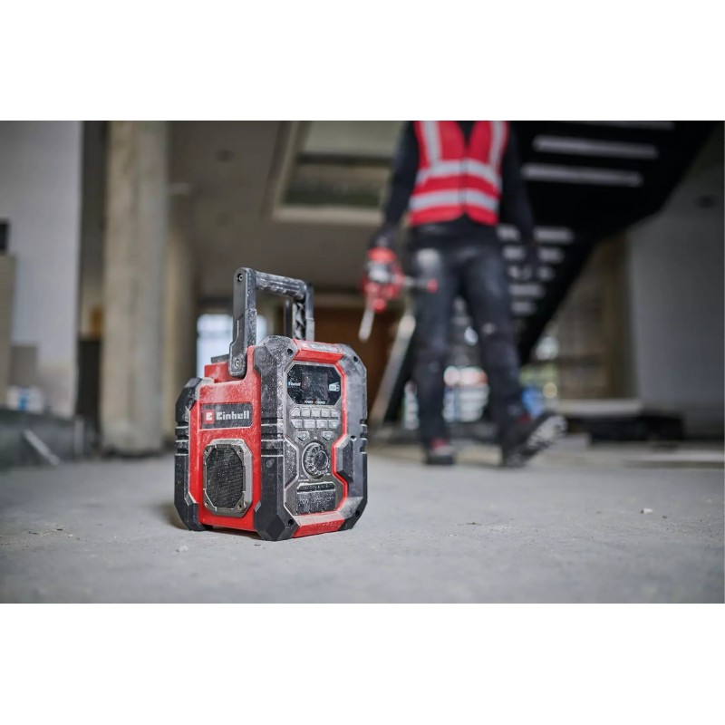 EINHELL RADIO DA CANTIERE TE-CR 18 Li DAB+/FM/BT - Solo