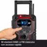 EINHELL RADIO DA CANTIERE TE-CR 18 Li DAB+/FM/BT - Solo