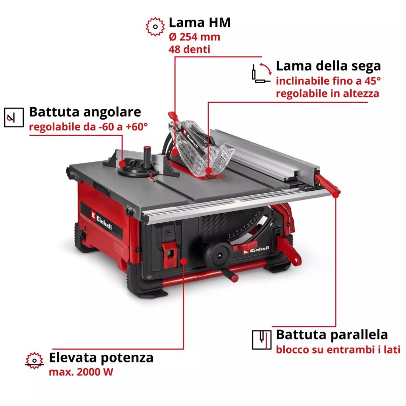 EINHELL SEGA CIRCOLARE DA BANCO TE-TS 10 T