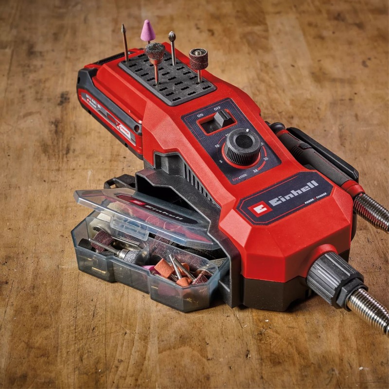 EINHELL UTENSILE DI RETTIFICA E INCISIONE A BATTERIA TE-MT 18/34 Li-Solo