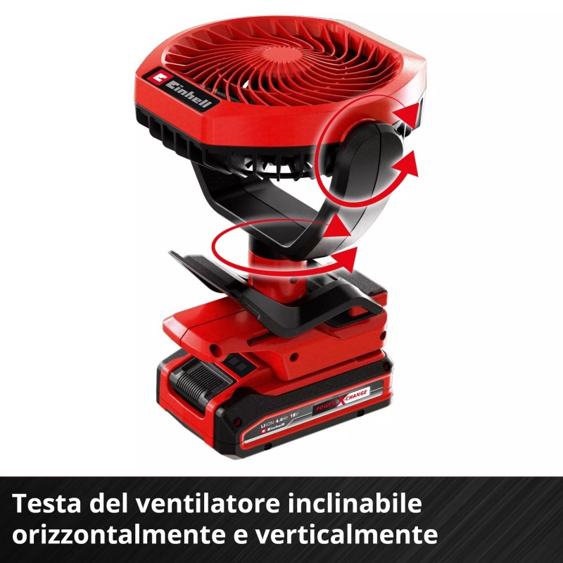 EINHELL VENTILATORE A BATTERIA GC-CF 18/110 Li-Solo